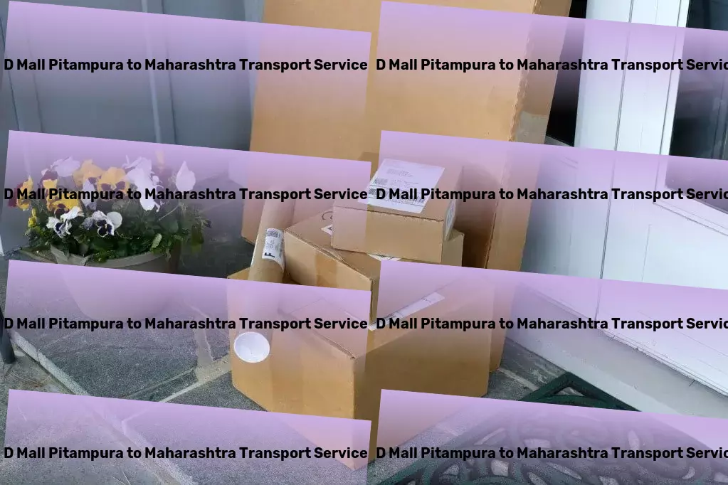 D Mall Pitampura to Maharashtra Luggage Courier Long-haul cargo logistics