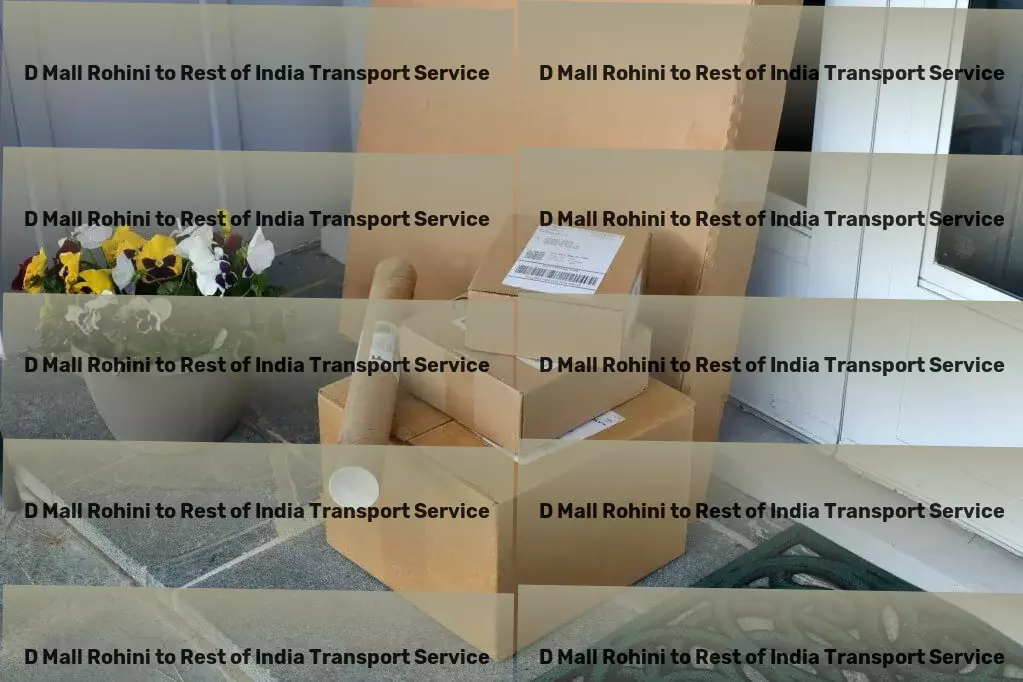 D Mall Rohini to Rest Of India Luggage Courier Efficiency and reliability in transporting your goods! - Long-haul cargo transport