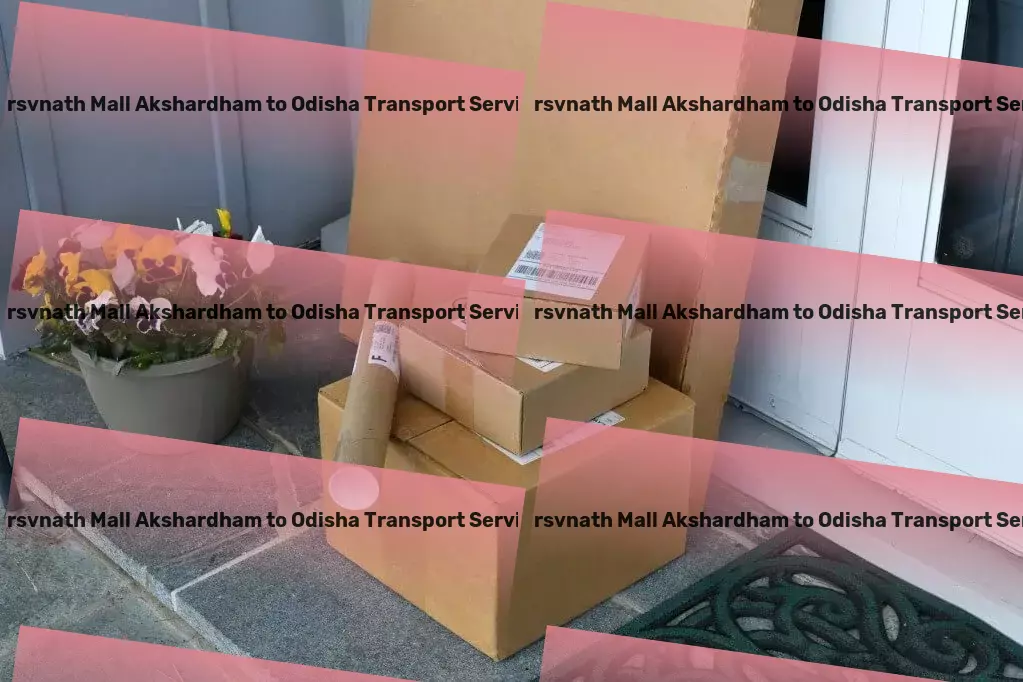 Parsvnath Mall Akshardham to Odisha Bike Transport And Scooty Courier Online cargo transport